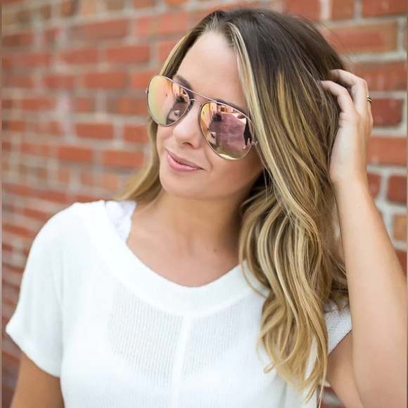 LIKE NEW RayBan Aviator RB3025 Pink Mirror Flash Ray ban Sunglasses - Picture 13 of 16